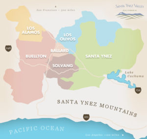 Santa Ynez Valley Map